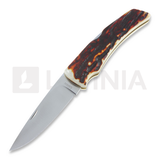 Складной нож G. Sakai Stag Hunter, amber stag