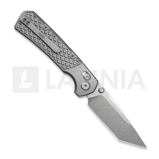 GEO Knife Blaze - Stonewash - Titanium kääntöveitsi