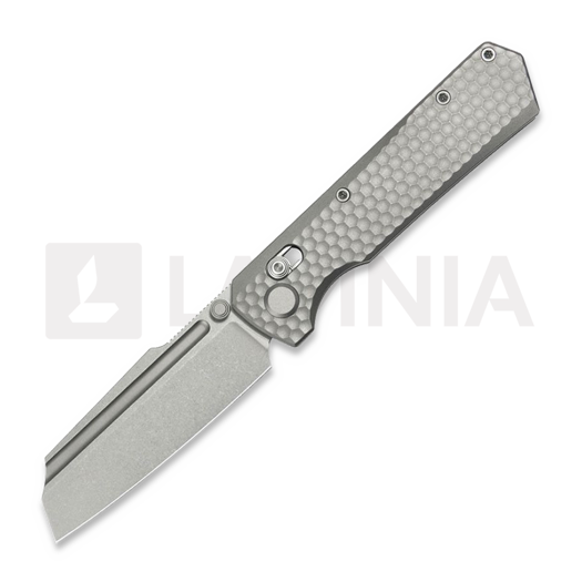 GEO Knife Noxiz - Stonewash - Titanium kääntöveitsi