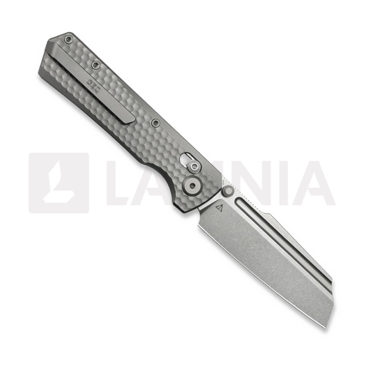 GEO Knife Noxiz - Stonewash - Titanium sulankstomas peilis