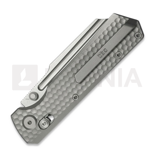 GEO Knife Noxiz - Stonewash - Titanium sulankstomas peilis