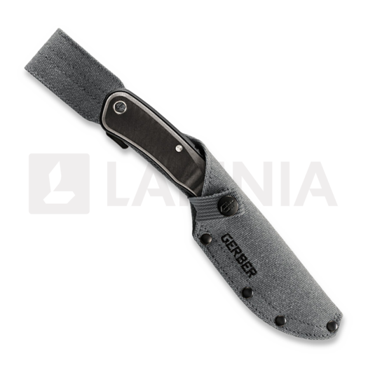 Gerber Downwind Drop Point, schwarz 3929