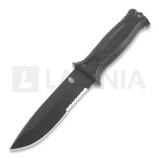 Gerber Strongarm veitsi, musta, combo terä G1060
