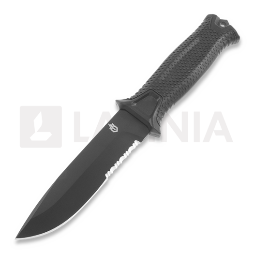 Gerber Strongarm veitsi, musta, combo terä G1060