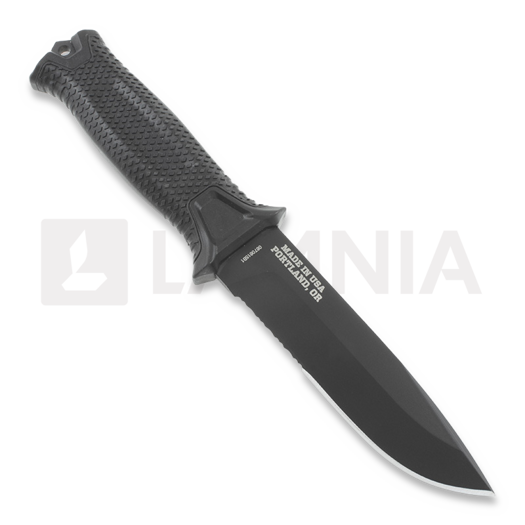 Gerber Strongarm veitsi, musta, combo terä G1060