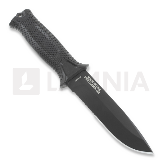 Gerber Strongarm veitsi, musta, combo terä G1060