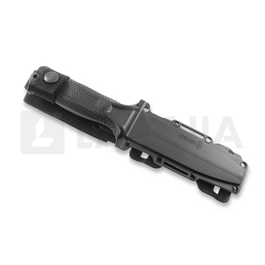Gerber Strongarm veitsi, musta, combo terä G1060