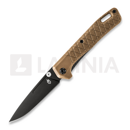Gerber Zilch Linerlock 접이식 나이프, 갈색 G30001880