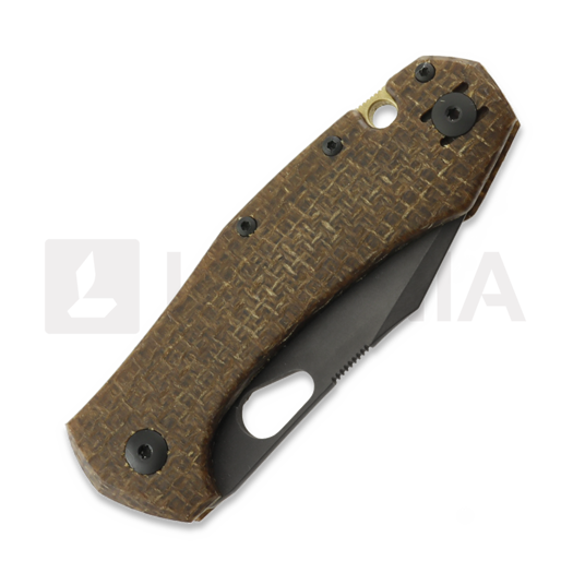 GiantMouse ACE Atelier kääntöveitsi, burlap micarta
