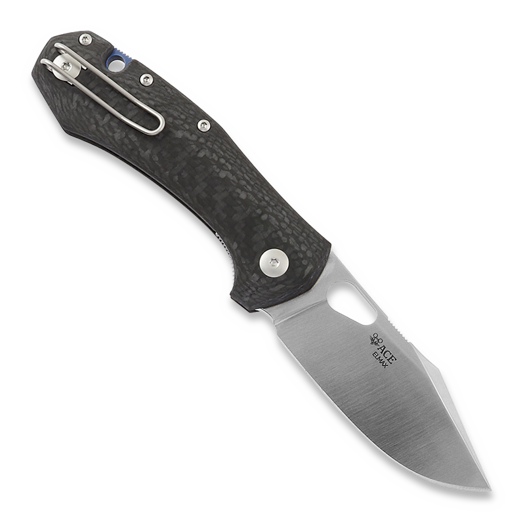 GiantMouse ACE Atelier sulankstomas peilis, carbon fiber