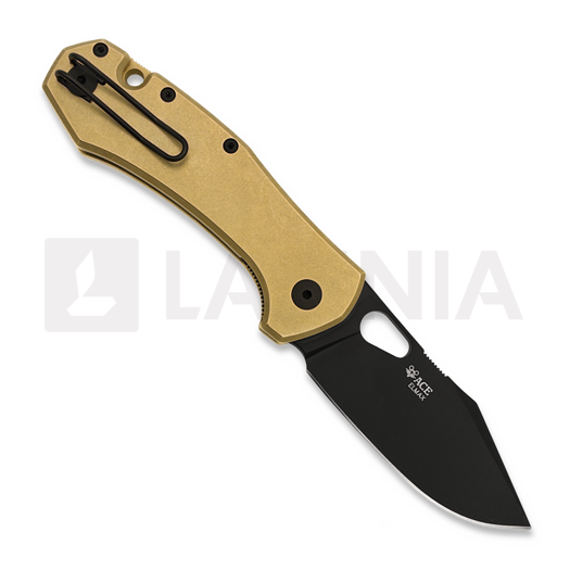 Zavírací nůž GiantMouse ACE Atelier Flat Brass