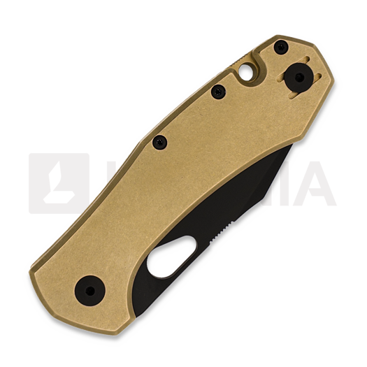 GiantMouse ACE Atelier Flat Brass folding knife