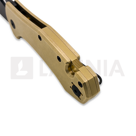 GiantMouse ACE Atelier Flat Brass folding knife