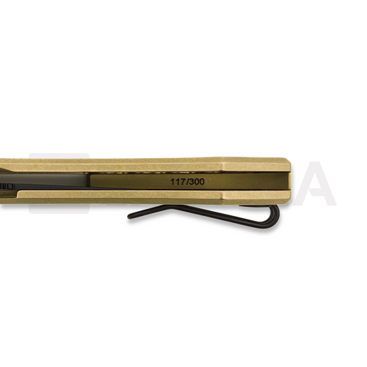 GiantMouse ACE Atelier Flat Brass kääntöveitsi