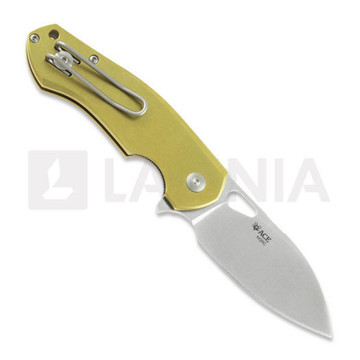 GiantMouse ACE Biblio Brass sulankstomas peilis