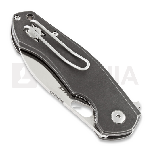 GiantMouse ACE Biblio Ti kääntöveitsi, Green Micarta Lamnia Exclusive