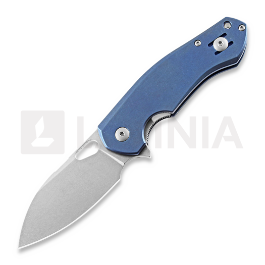 GiantMouse ACE Biblio Titanium 접이식 나이프, 파랑