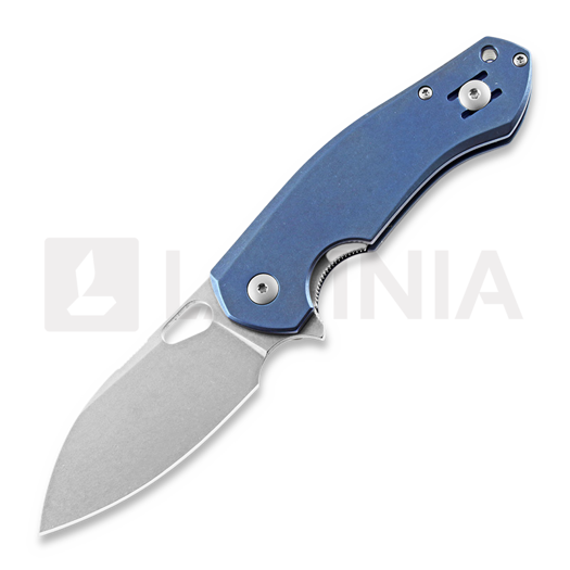 Складной нож GiantMouse ACE Biblio Titanium, синий