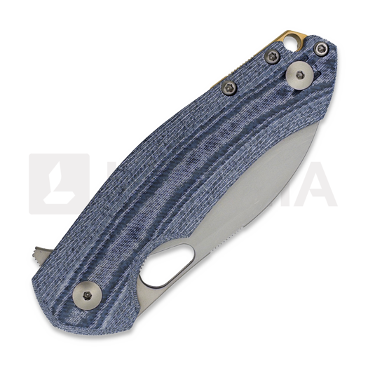 GiantMouse ACE Biblio XL Denim Micarta folding knife