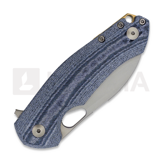 GiantMouse ACE Biblio XL Denim Micarta folding knife
