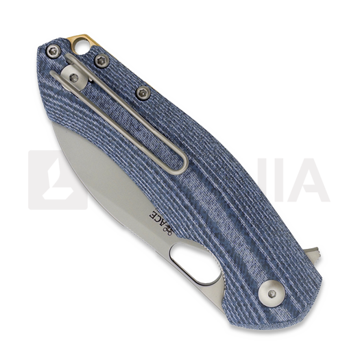 GiantMouse ACE Biblio XL Denim Micarta folding knife