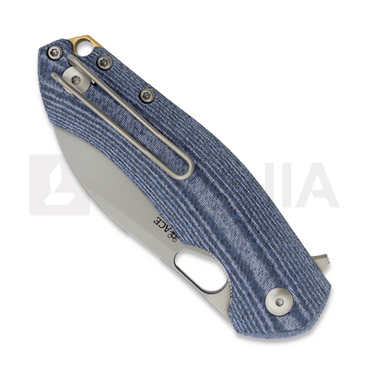GiantMouse ACE Biblio XL Denim Micarta folding knife