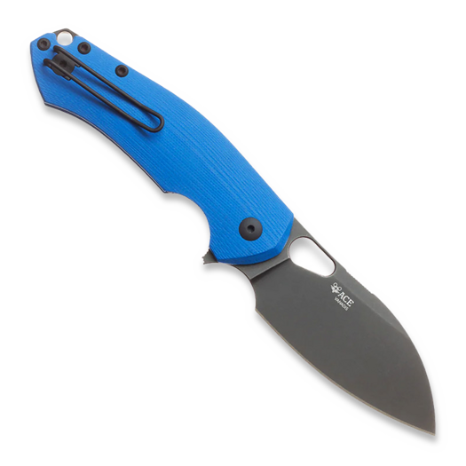 GiantMouse ACE Biblio XL G10 folding knife, blue