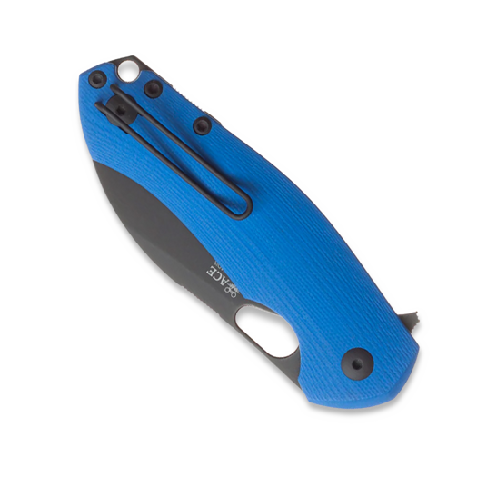 GiantMouse ACE Biblio XL G10 folding knife, blue