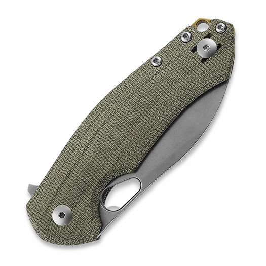 Складной нож GiantMouse ACE Biblio XL green canvas micarta