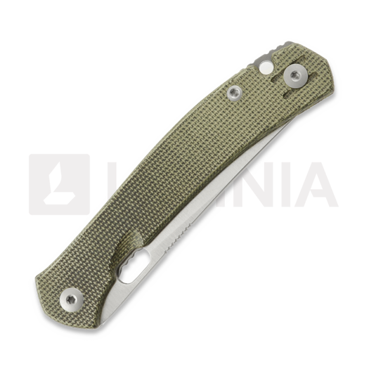 Coltello pieghevole GiantMouse ACE Bleecker, Green Canvas Micarta