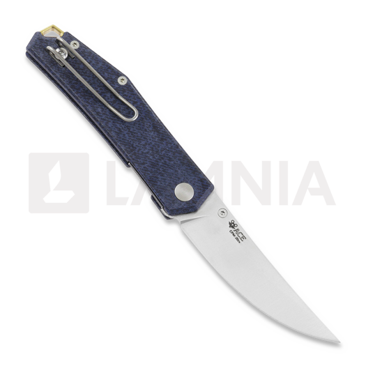 GiantMouse ACE Clyde Denim Micarta k&auml;&auml;nt&ouml;veitsi