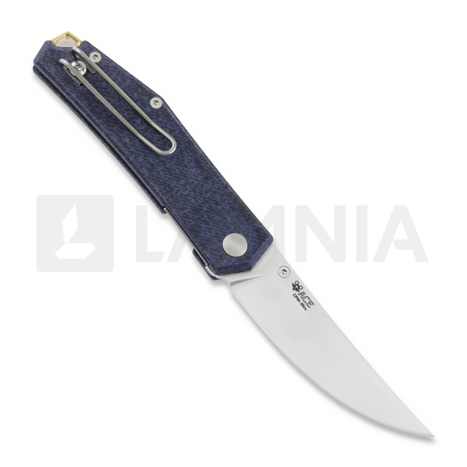 GiantMouse ACE Clyde Denim Micarta kääntöveitsi