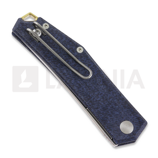 GiantMouse ACE Clyde Denim Micarta k&auml;&auml;nt&ouml;veitsi