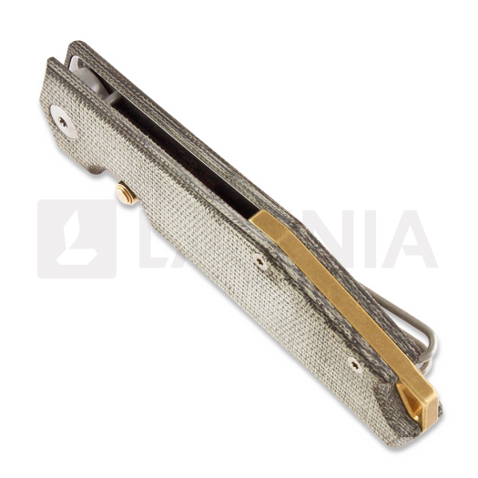 GiantMouse ACE Clyde kääntöveitsi, green canvas micarta
