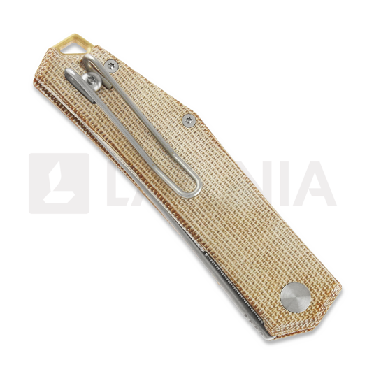 Складной нож GiantMouse ACE Clyde, natural canvas micarta