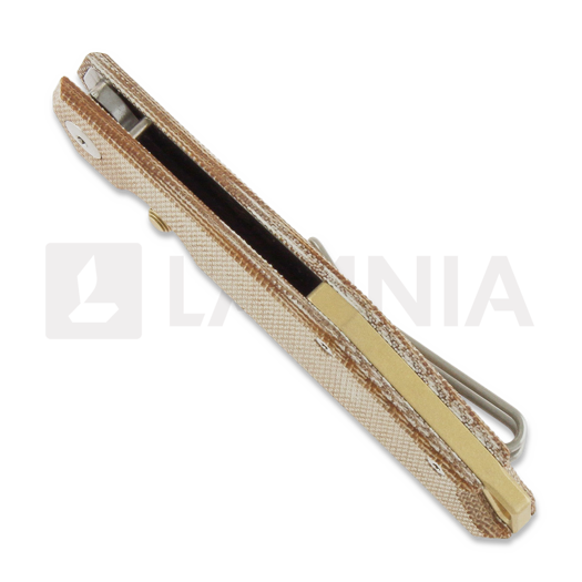 Briceag GiantMouse ACE Clyde, natural canvas micarta