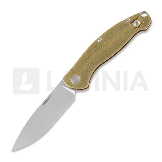 GiantMouse ACE Farley Slipjoint folding knife, Brass
