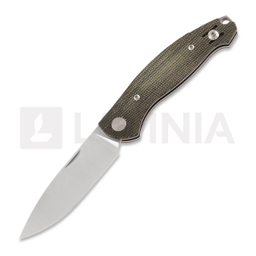 GiantMouse ACE Farley Slipjoint 접이식 나이프, Green canvas