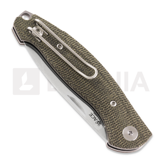 GiantMouse ACE Farley Slipjoint sulankstomas peilis, Green canvas