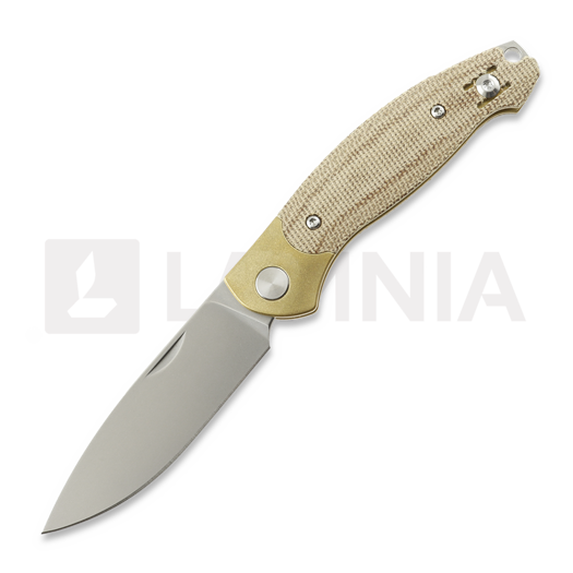 Складний ніж GiantMouse ACE Farley V2 Slipjoint Bolstered - Natural Canvas Micarta