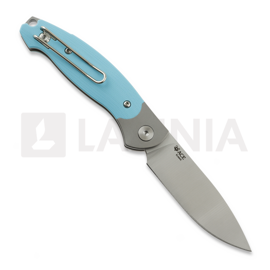 Сгъваем нож GiantMouse ACE Farley V2 Slipjoint Bolstered - Robin's Egg Blue G10