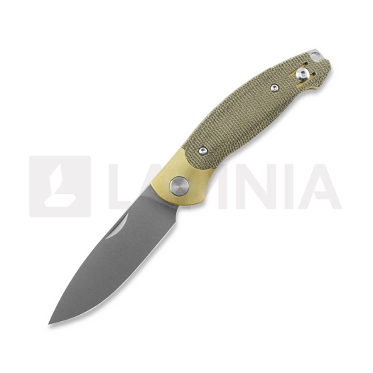 GiantMouse ACE Farley V2 Slipjoint kääntöveitsi, green micarta