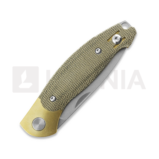 Складной нож GiantMouse ACE Farley V2 Slipjoint, green micarta