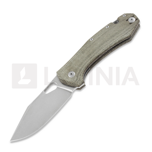 มีดพับ GiantMouse ACE Grand Green Canvas Micarta