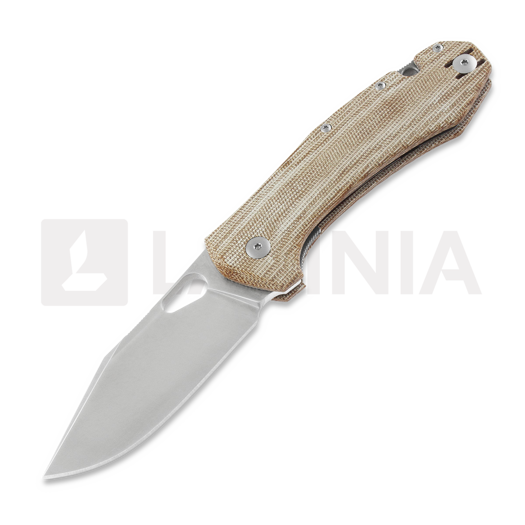 Saliekams nazis GiantMouse ACE Grand Natural Canvas Micarta