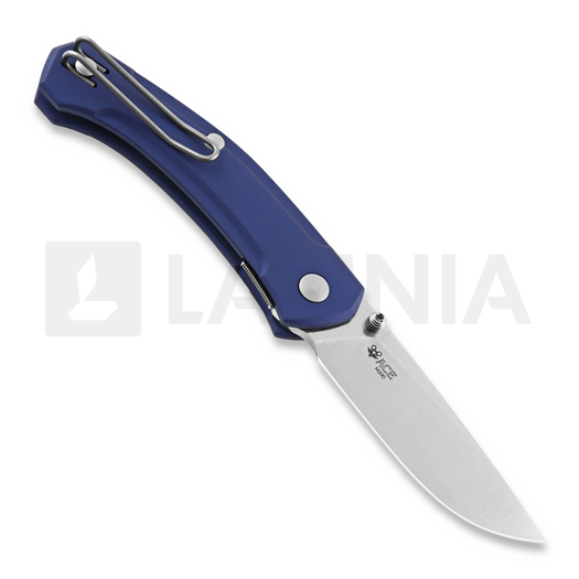 GiantMouse ACE Iona Aluminum folding knife, blue