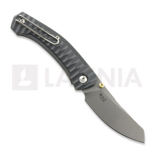 GiantMouse ACE Iona Sailor Wolf Grey kääntöveitsi
