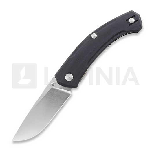 GiantMouse ACE Iona V2 Black Linen Micarta סכין