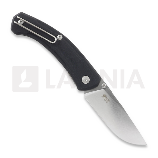 GiantMouse ACE Iona V2 Black Linen Micarta veitsi