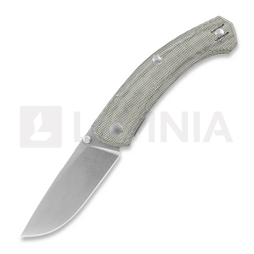 Nóż GiantMouse ACE Iona V2 Green Canvas Micarta